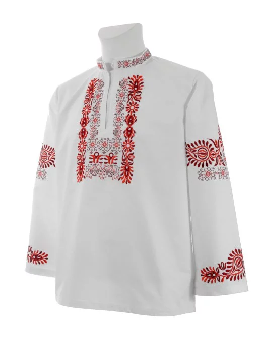 Čatajská vyšívaná folklórna košeľa Bohumil