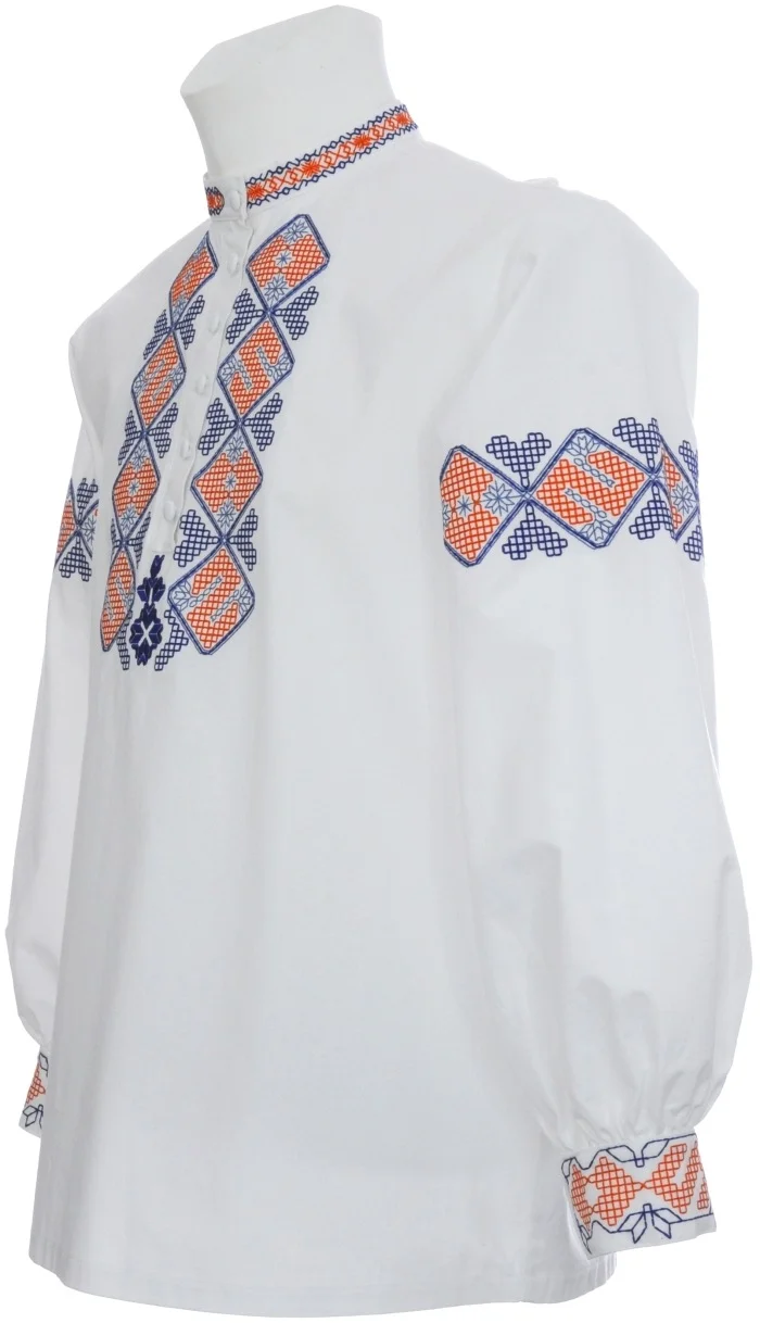 Mužské folklórne košele s Čičmianskou výšivkou