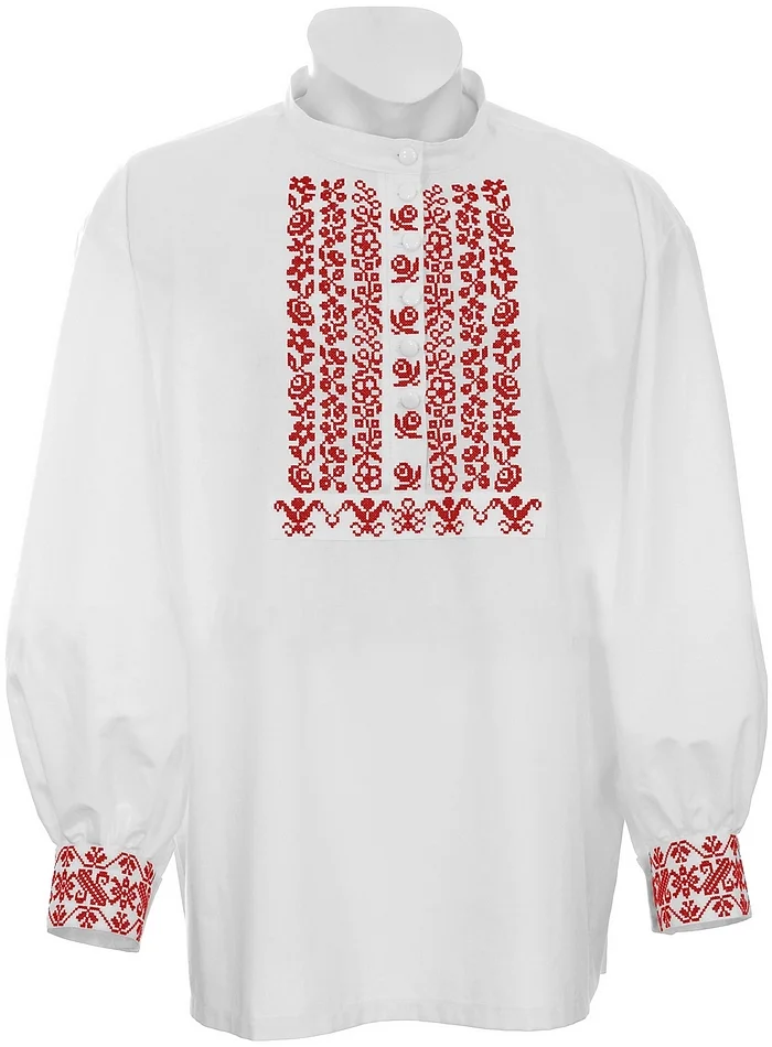 Zemplínska folklórna košeľa FRANTIŠEK vyšívaná