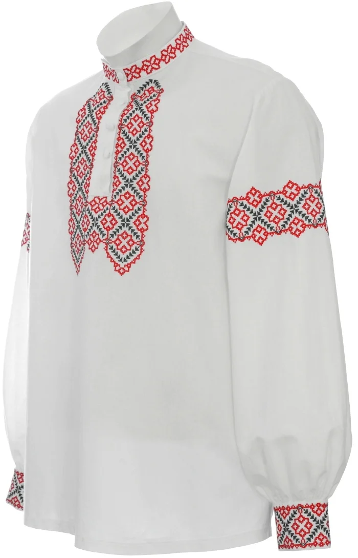 Mužský kroj folklórna košeľa KRISTIÁN vyšívaná