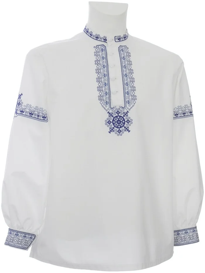 Folklórna vyšívaná košeľa - mužský kroj Tekov