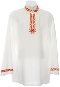 Krojová košeľa TOMÁŠ, vyšívanie vlnou