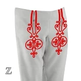 Valašské pánske nohavice - slovenský motív Z