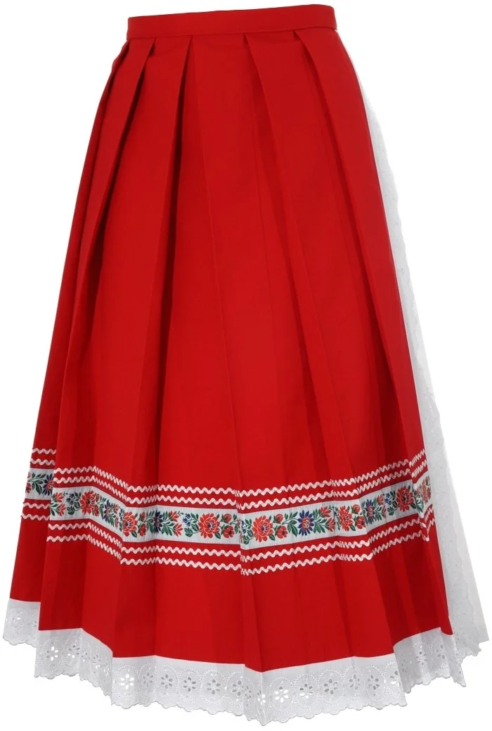 Folklórna zástera, fjertoch k ženskému kroju Jarmila